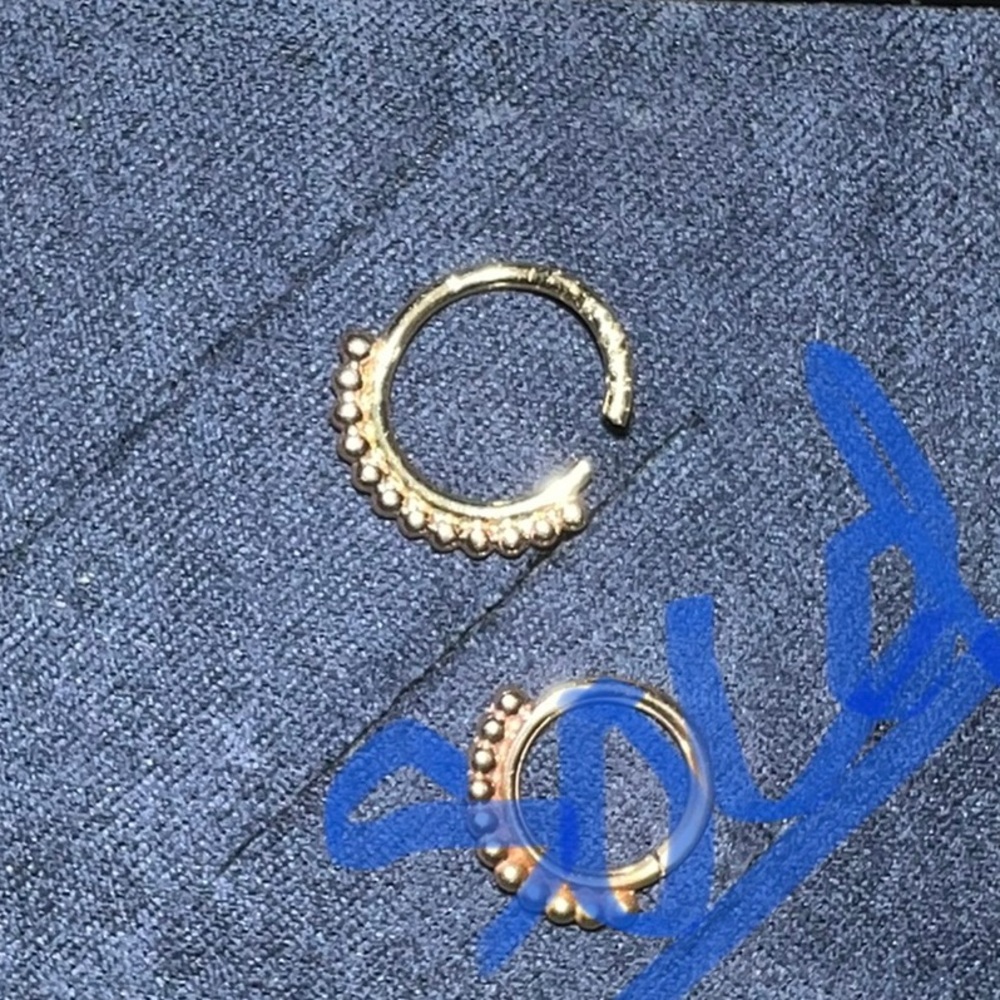 Anatometal- Vaughn Seam Ring⭐️Yellow Gold⭐️ 3/8”